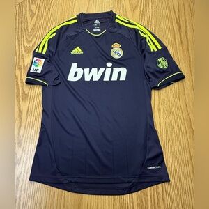 Adidas Black and Yellow Real Madrid Jersey
